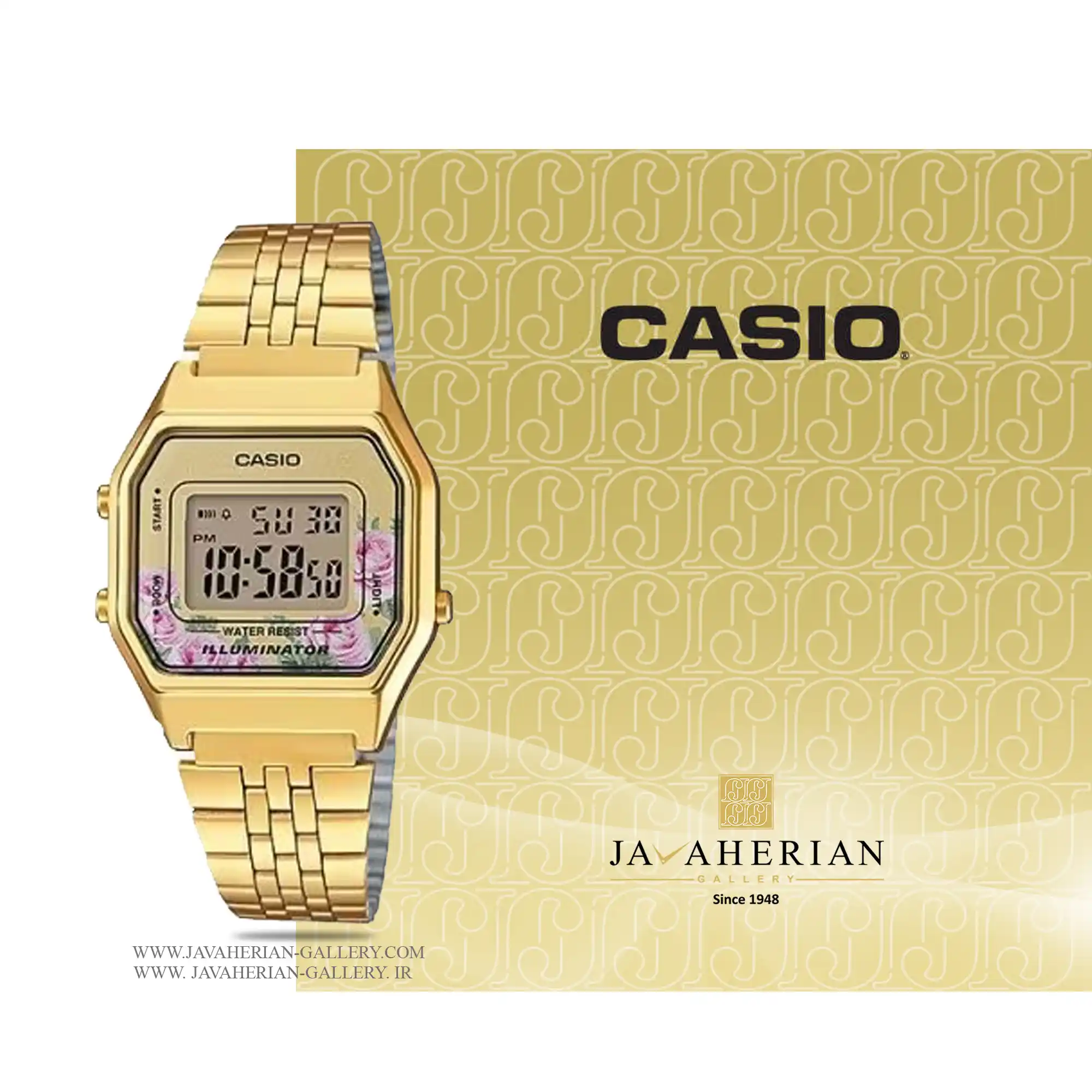 ساعت زنانه کاسیو LA680WGA-4CDF 1 ساعت زنانه کاسیو LA680WGA-4CDF Casio