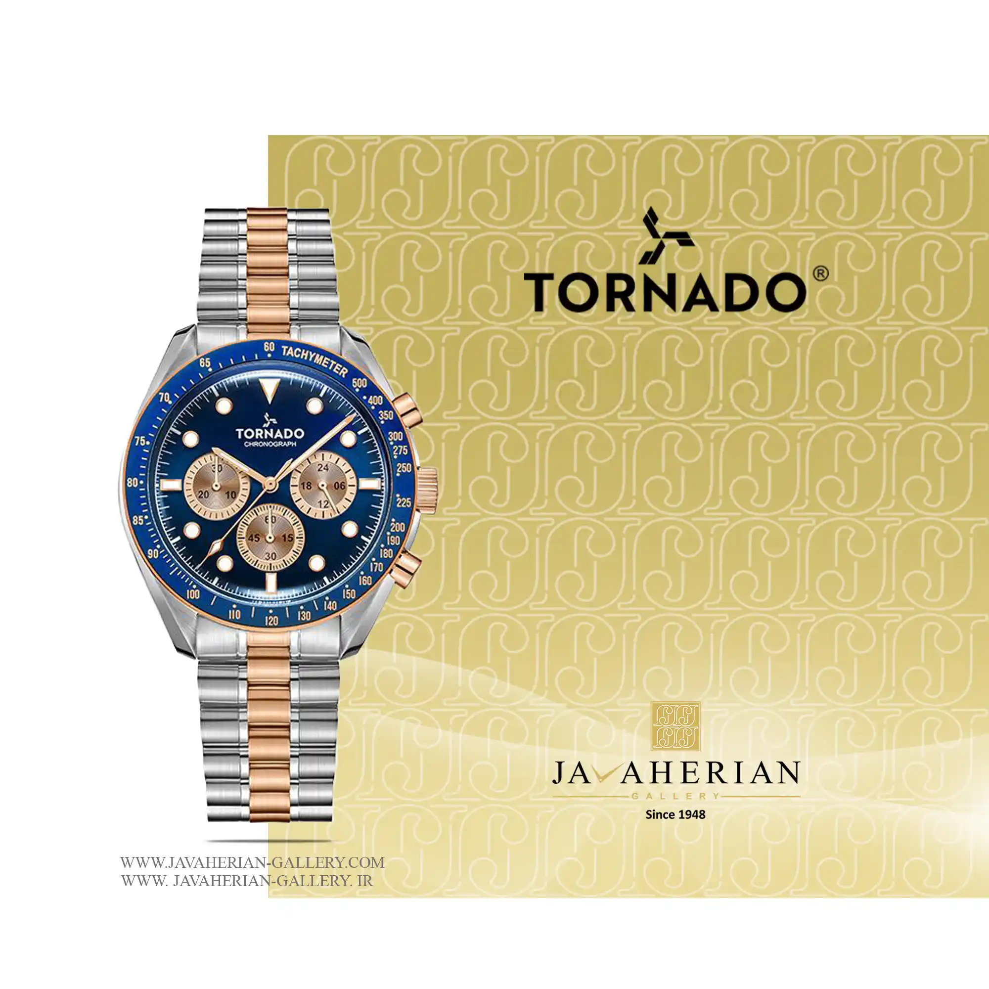 ساعت مردانه تورنادو T22103-KBKN 1 ساعت مردانه تورنادو T22103-KBKN Tornado