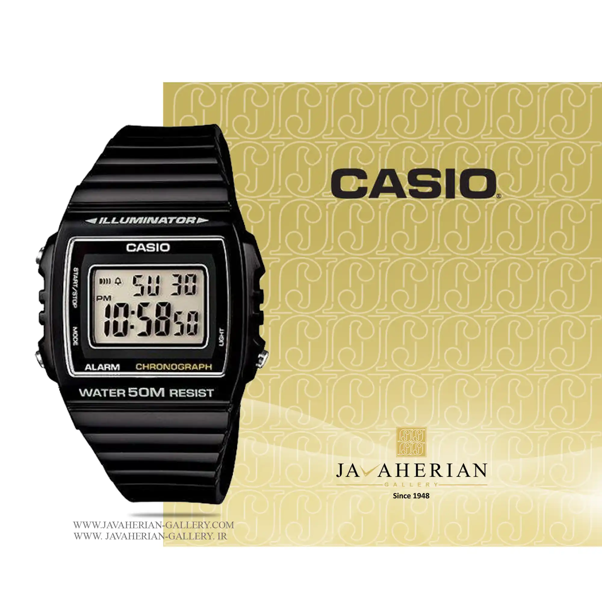 ساعت مردانه کاسیو W-215H-1A 1 ساعت مردانه کاسیو W-215H-1A Casio