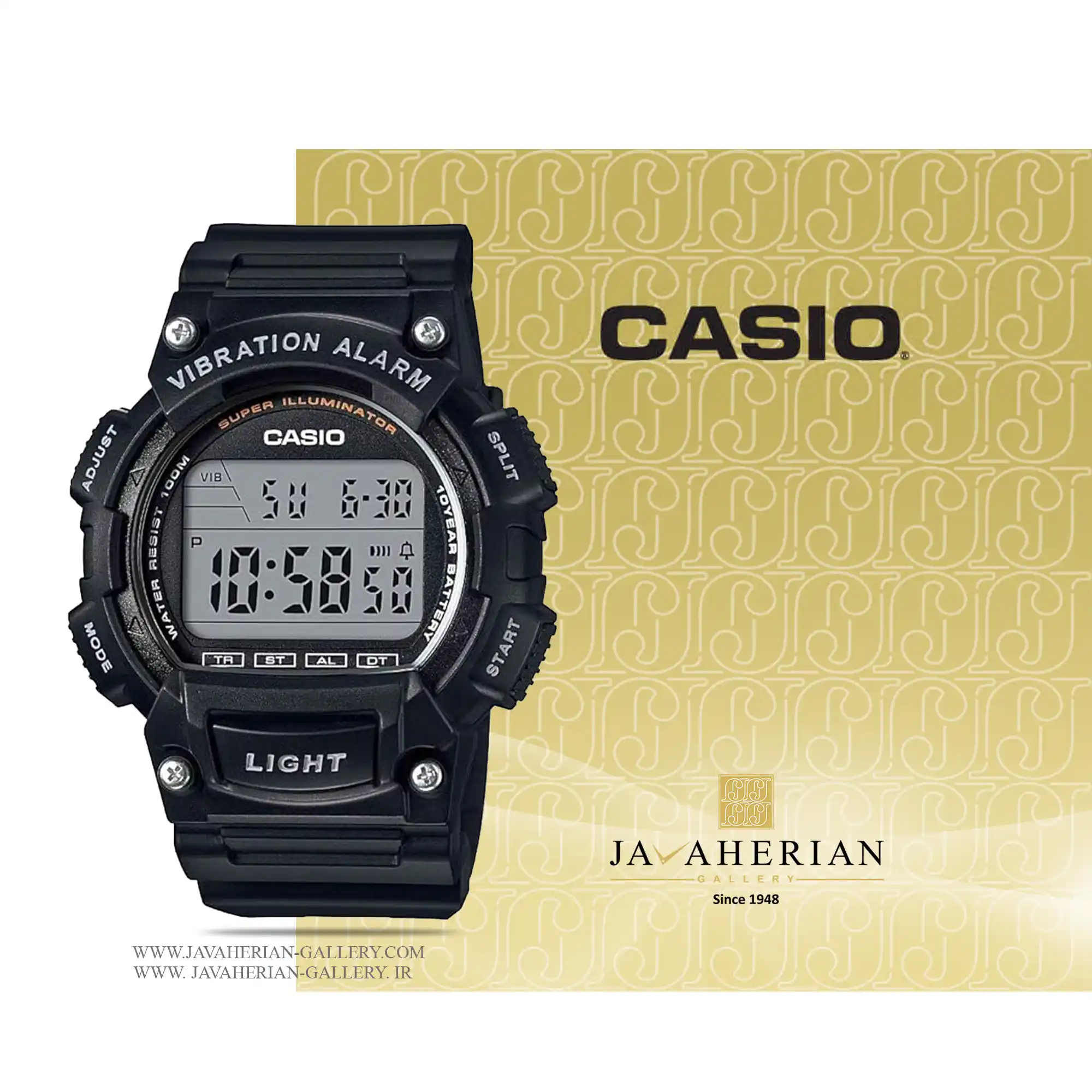 ساعت مردانه کاسیو W-736H-1A 1 ساعت مردانه کاسیو W-736H-1A Casio
