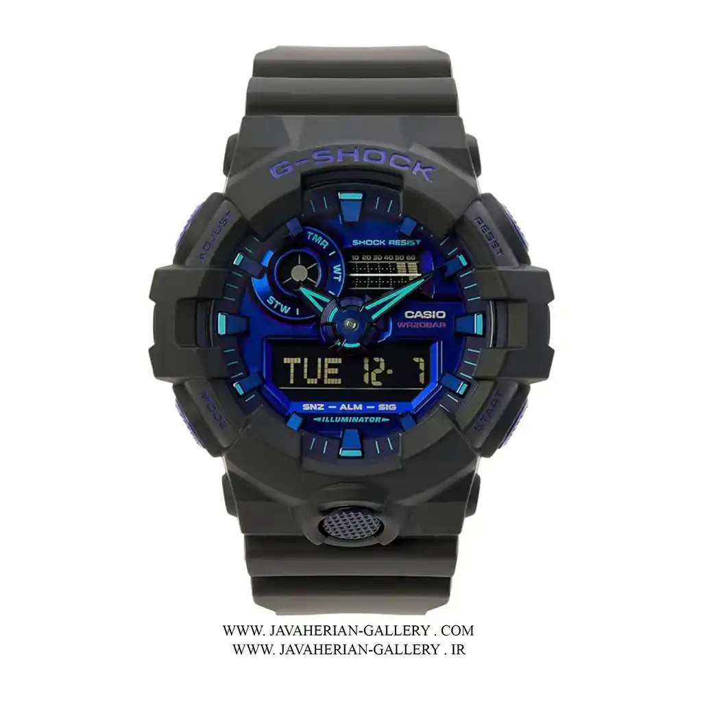 ساعت مردانه کاسیو جی شاک GA-700VB-1ADR 2 ساعت مردانه کاسیو جی شاک Casio GA-700VB-1ADR