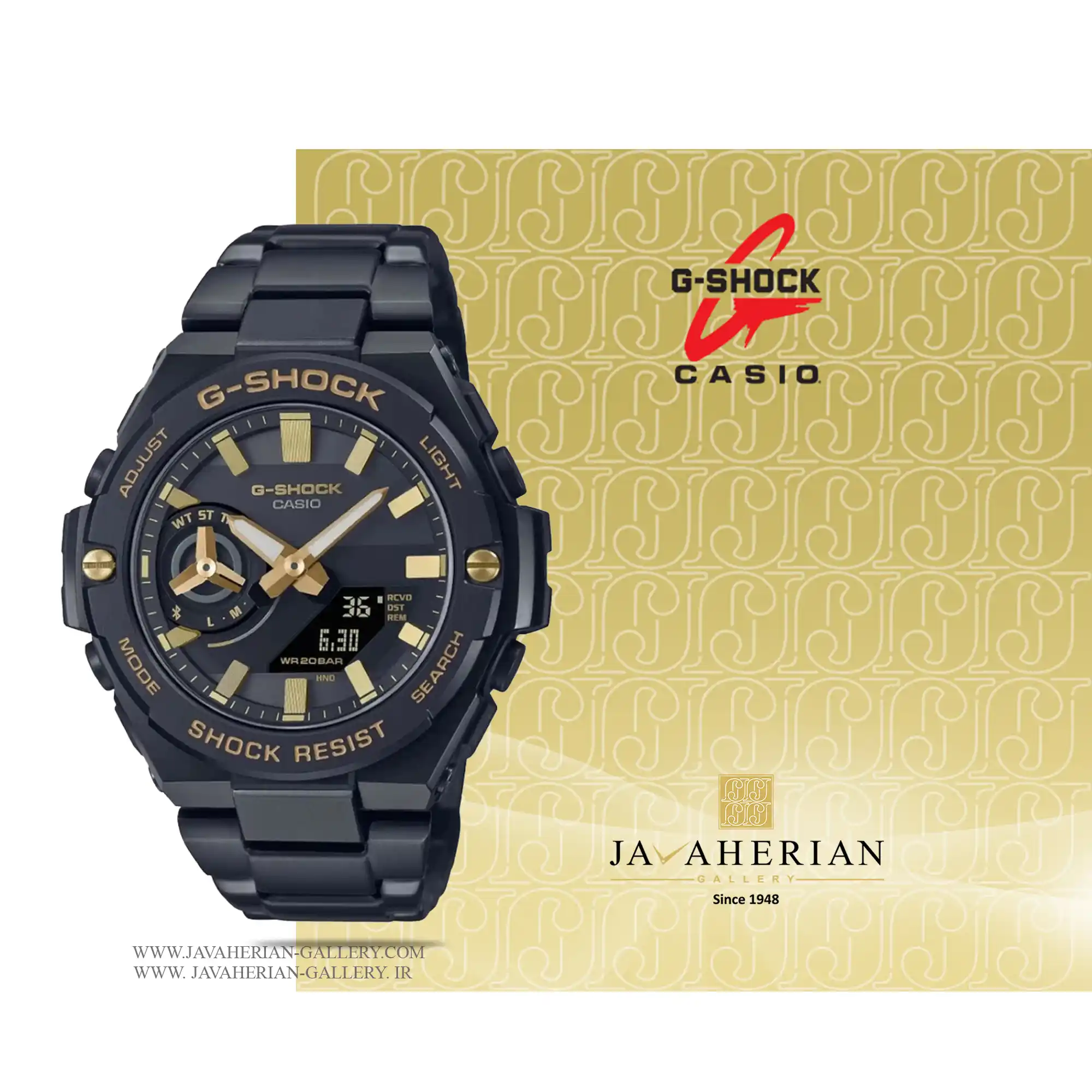 ساعت مردانه کاسیو جی شاک GST-B500BD-1A9DR 1 ساعت مردانه کاسیو جی شاک Casio GST-B500BD-1A9DR