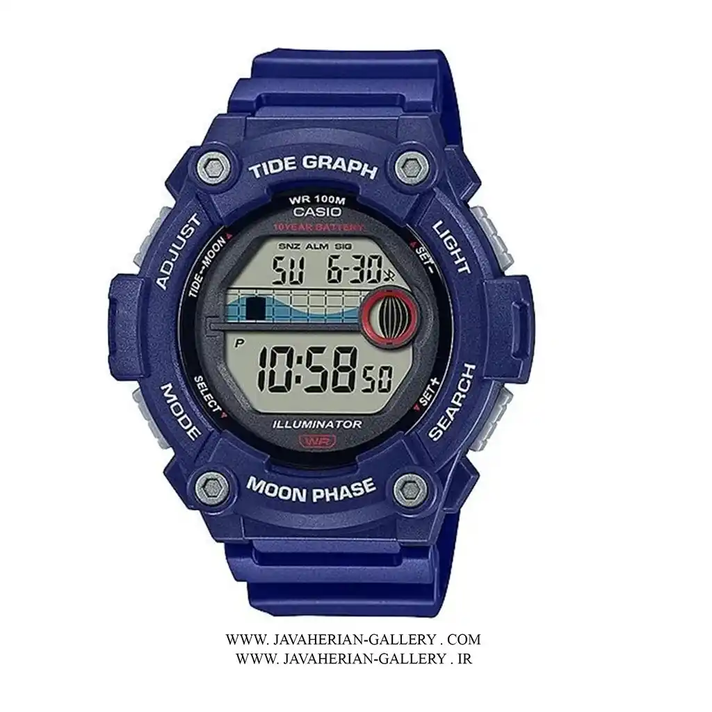 ساعت مردانه کاسیو WS-1300H-2AVDF 3 ساعت مردانه کاسیو Casio WS-1300H-2AVDF