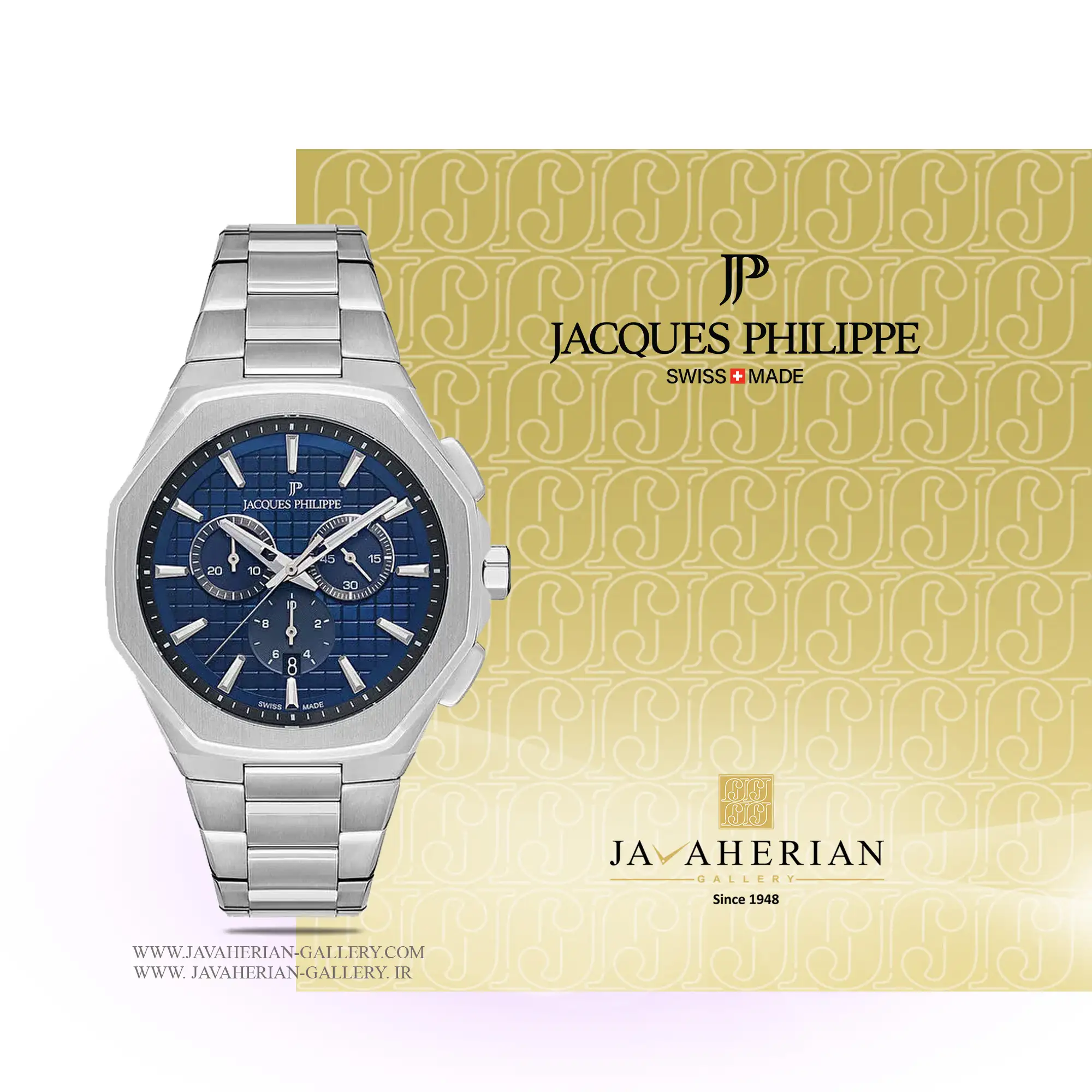 ساعت مردانه ژاک فیلیپ JPQGC391336 1 ساعت مردانه ژاک فیلیپ JPQGC391336 Jacques Philip