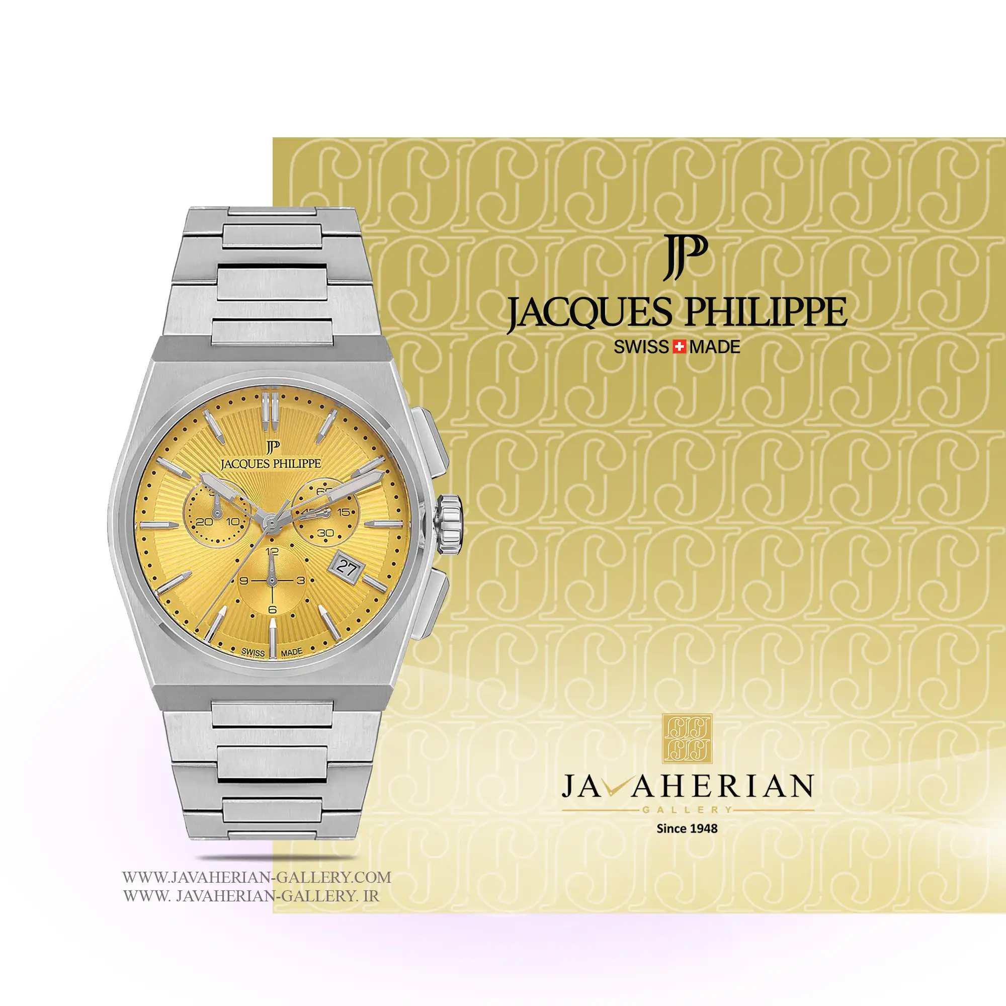 ساعت مردانه ژاک فیلیپ JPQGC4113X6YW 1 ساعت مردانه ژاک فیلیپ JPQGC4113X6YW jacques philip