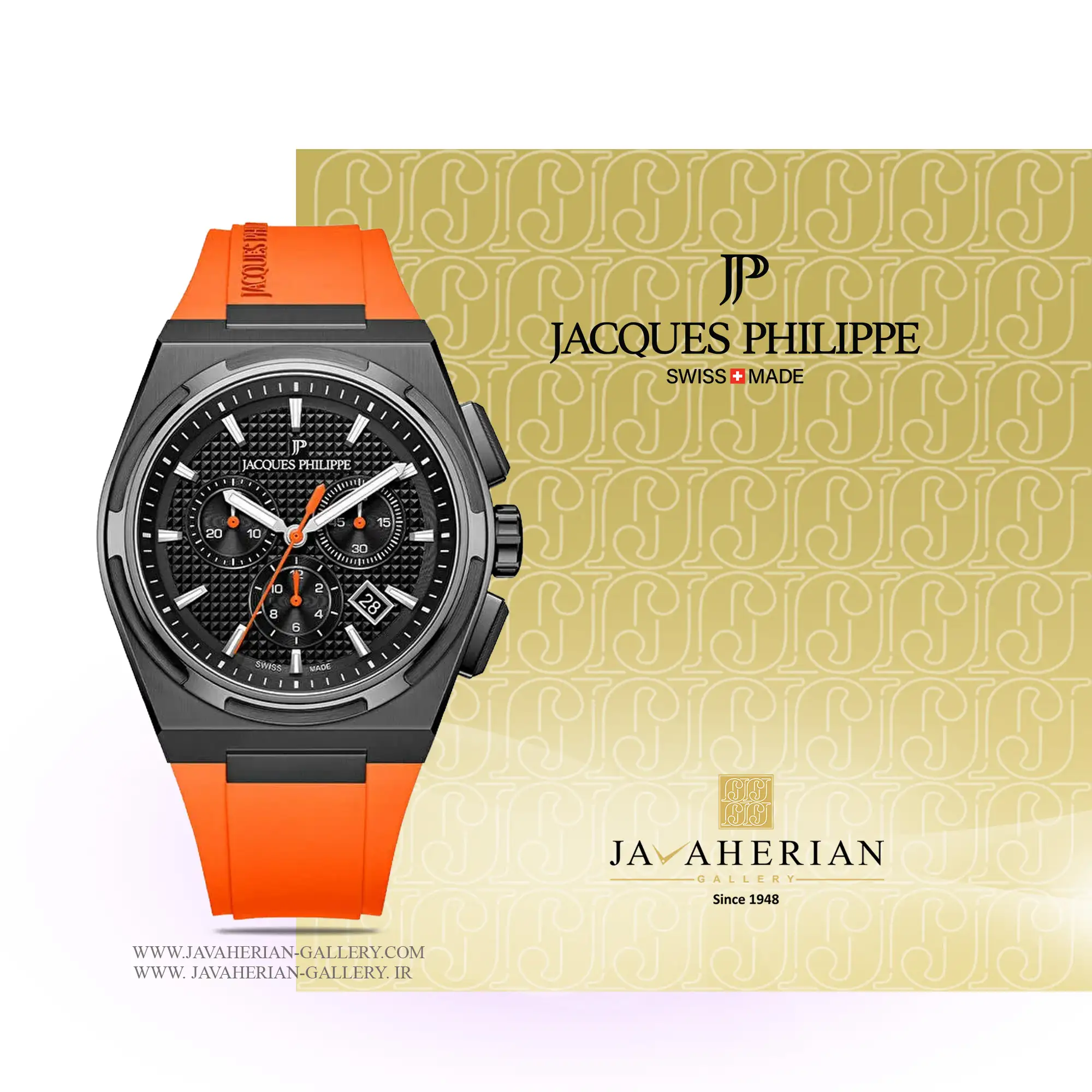 ساعت مردانه ژاک فیلیپ JPQGC41841XO 1 ساعت مردانه ژاک فیلیپ JPQGC41841XO Jacques Philip