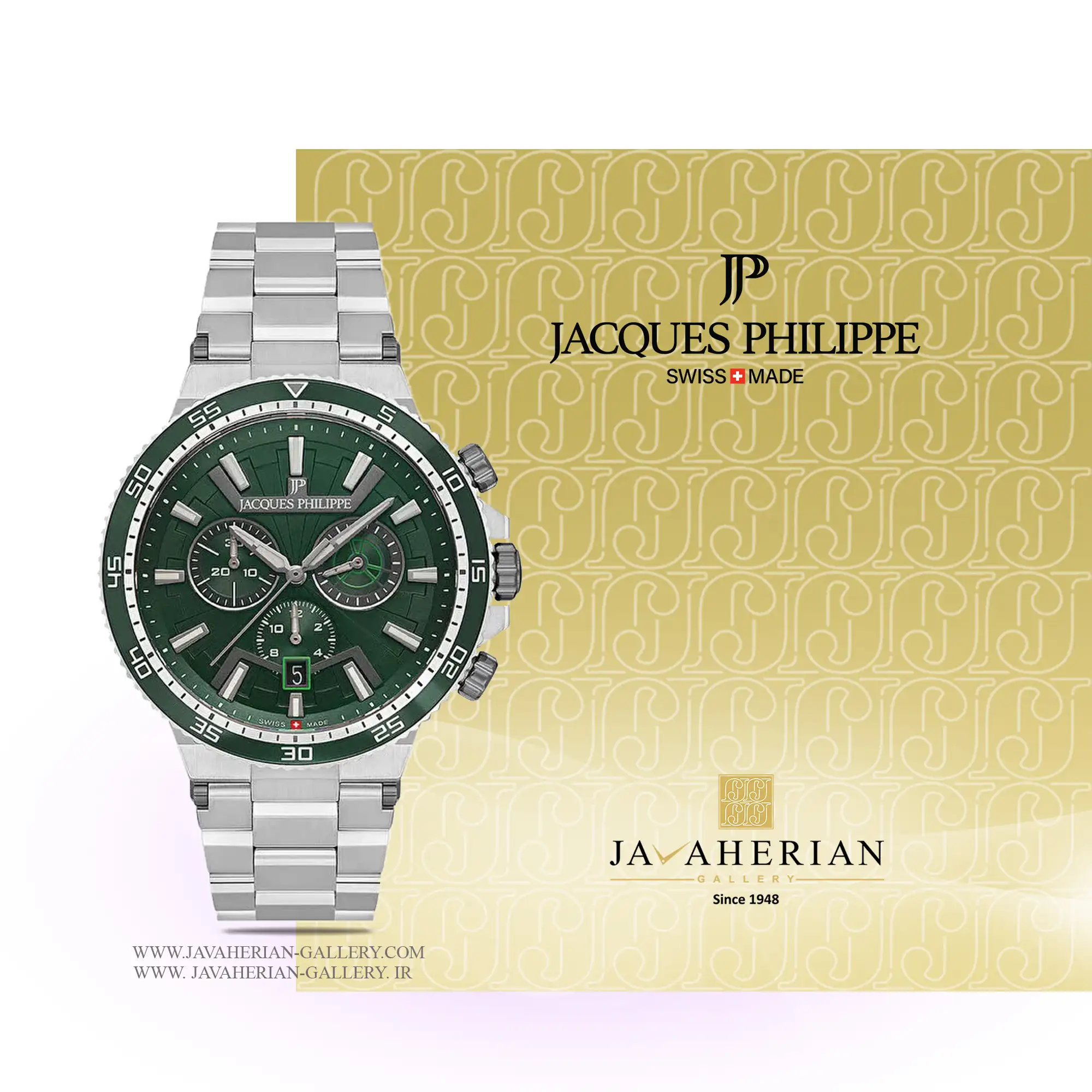 ساعت مردانه ژاک فیلیپ JPQGC4473X6SB 1 ساعت مردانه ژاک فیلیپ JPQGC4473X6SB Jacques Philip