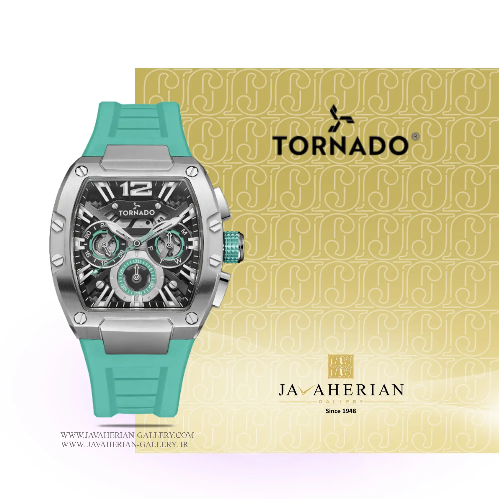 ساعت مردانه تورنادو T23105-SSHB 1 ساعت مردانه تورنادو Tornado T23105-SSHB