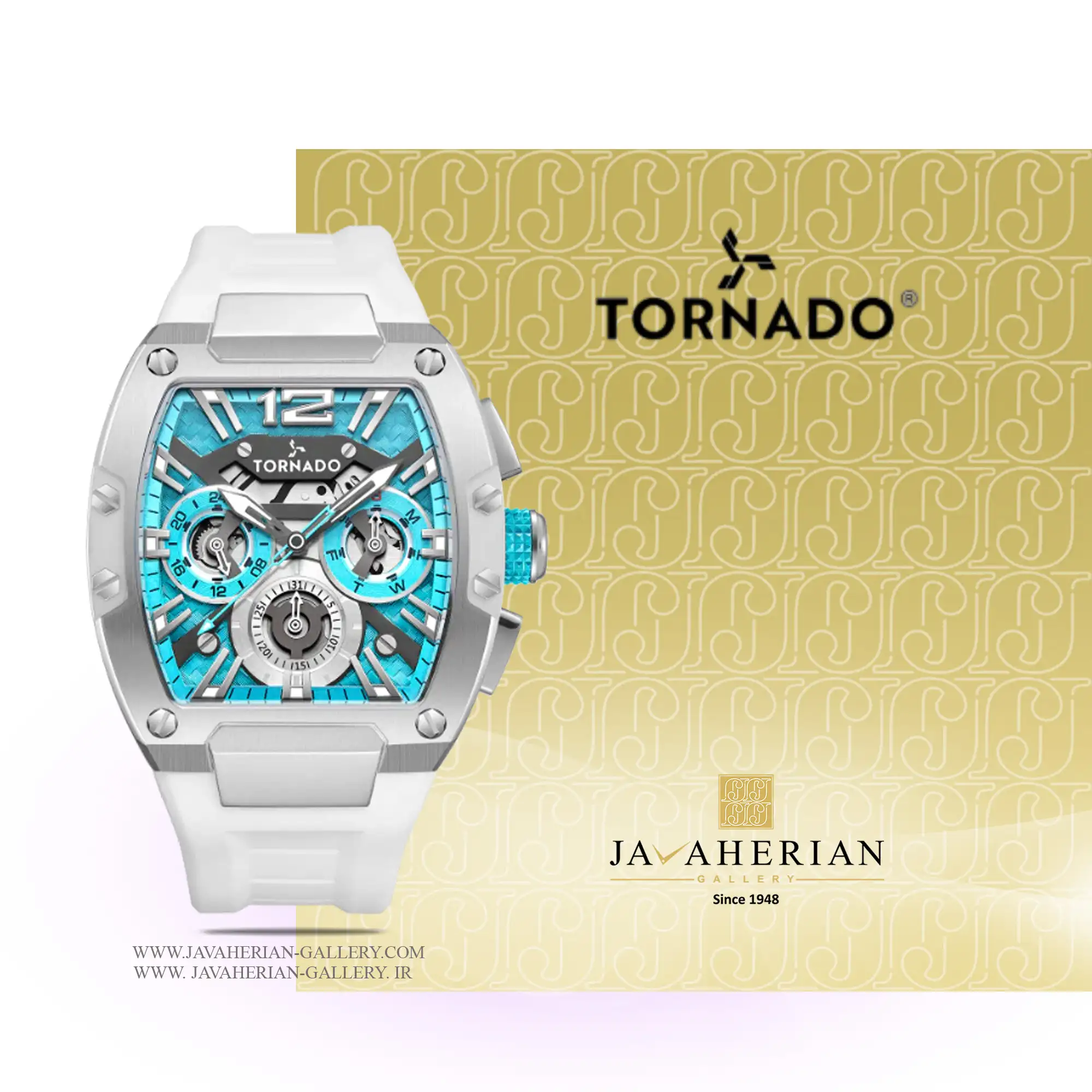 ساعت مردانه تورنادو T23105-SSWL 1 ساعت مردانه تورنادو Tornado T23105-SSWL