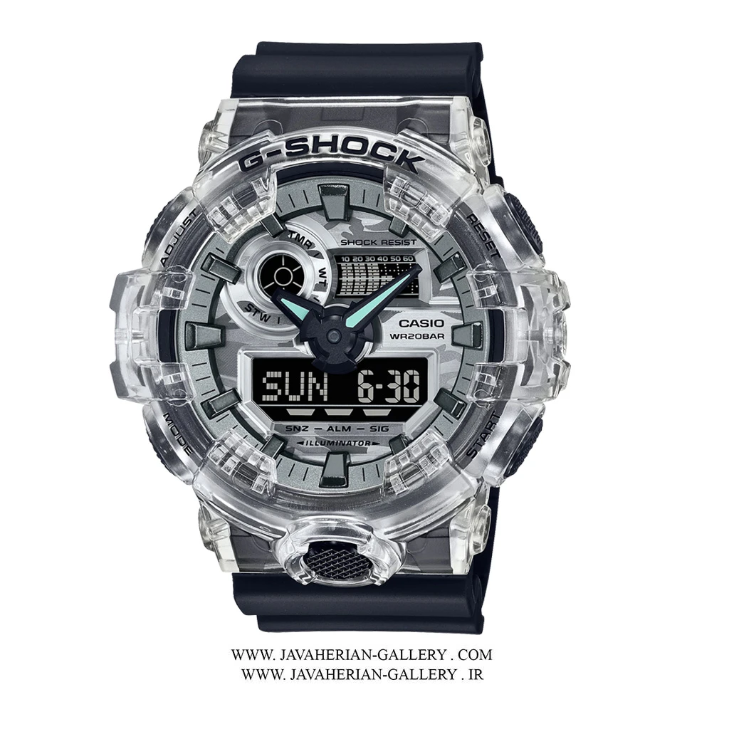 ساعت مردانه کاسیو جی شاک GA-700SKC-1ADR 2 ساعت مردانه کاسیو جی شاک GA-700SKC-1ADR