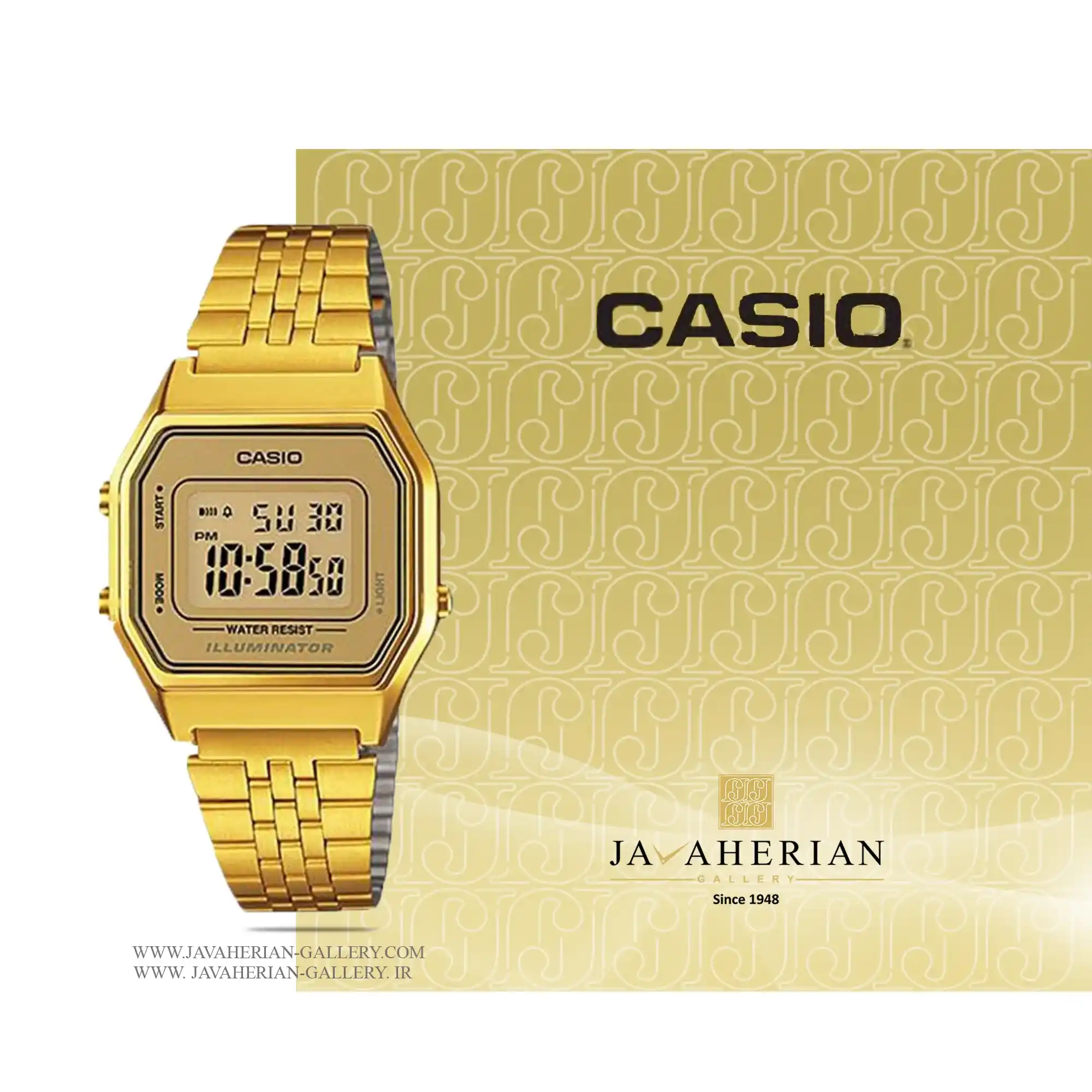 ساعت زنانه کاسیو LA680WGA-9D 1 ساعت زنانه کاسیو LA680WGA-9DF