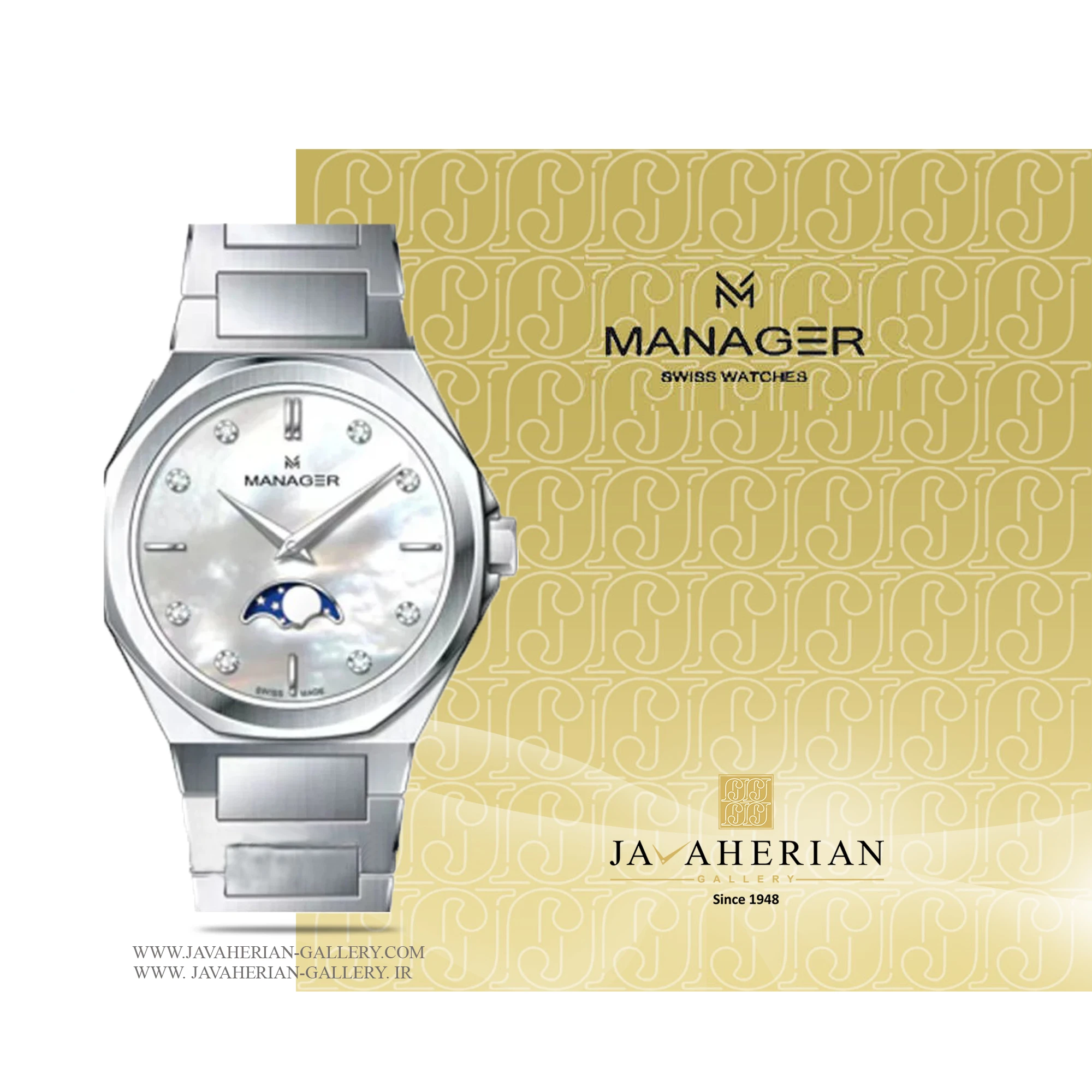 ساعت زنانه منیجر MAN-MP-50-SM 1 ساعت زنانه منیجر MAN-MP-50-SM