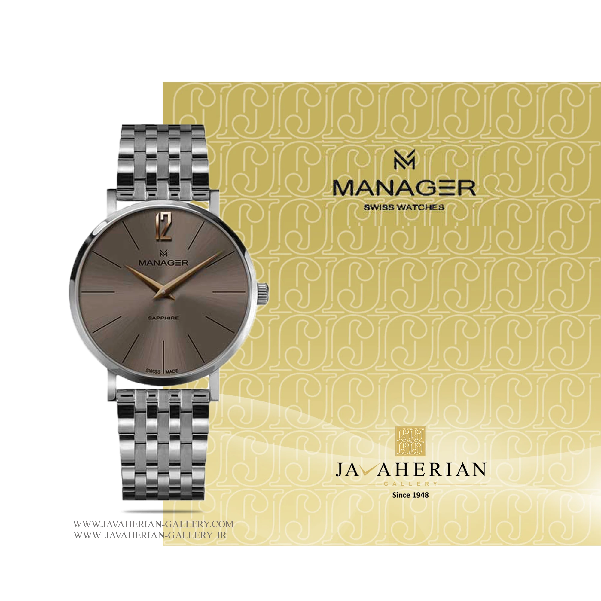 ساعت مردانه منیجر MAN-PS-11-SM 1 ساعت مردانه منیجر MAN-PS-11-SM