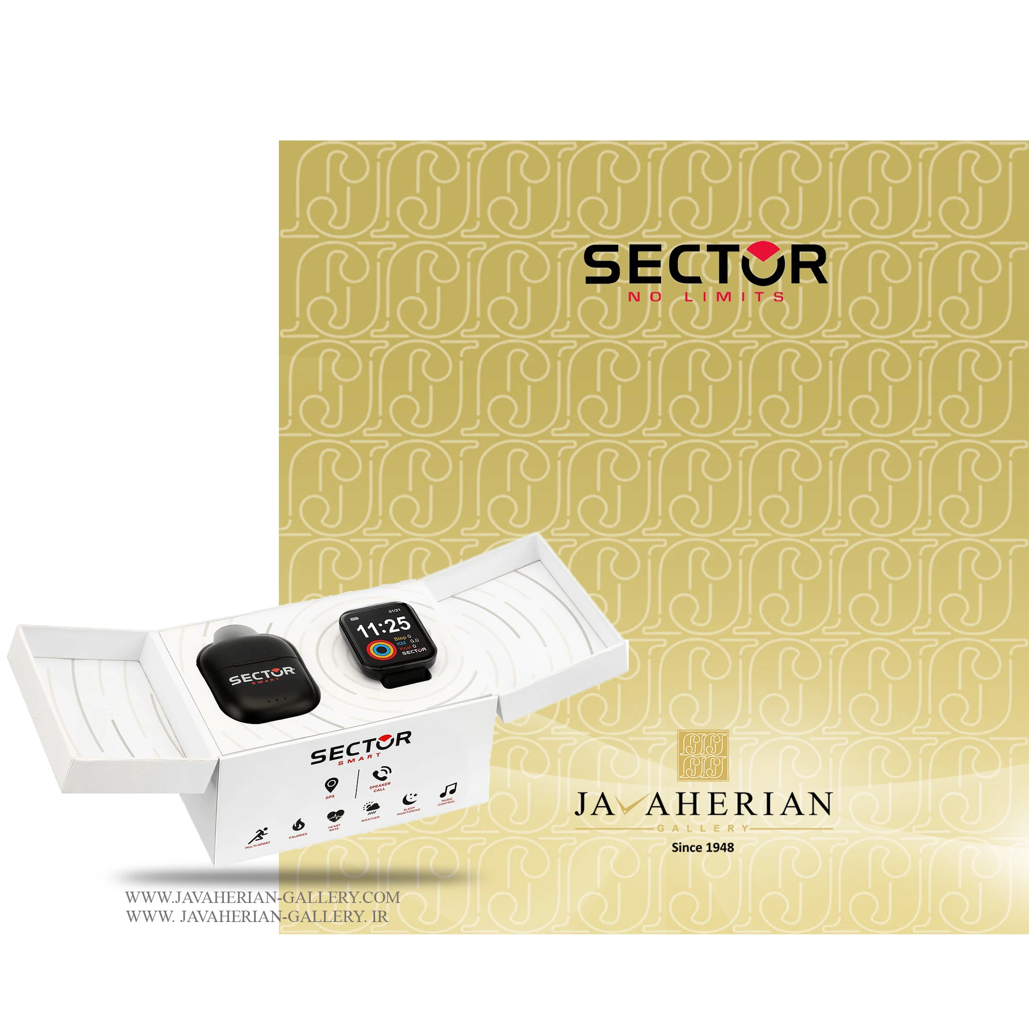 ساعت هوشمند مردانه سکتور R3251282008 1 ساعت هوشمند مردانه سکتور R3251282008