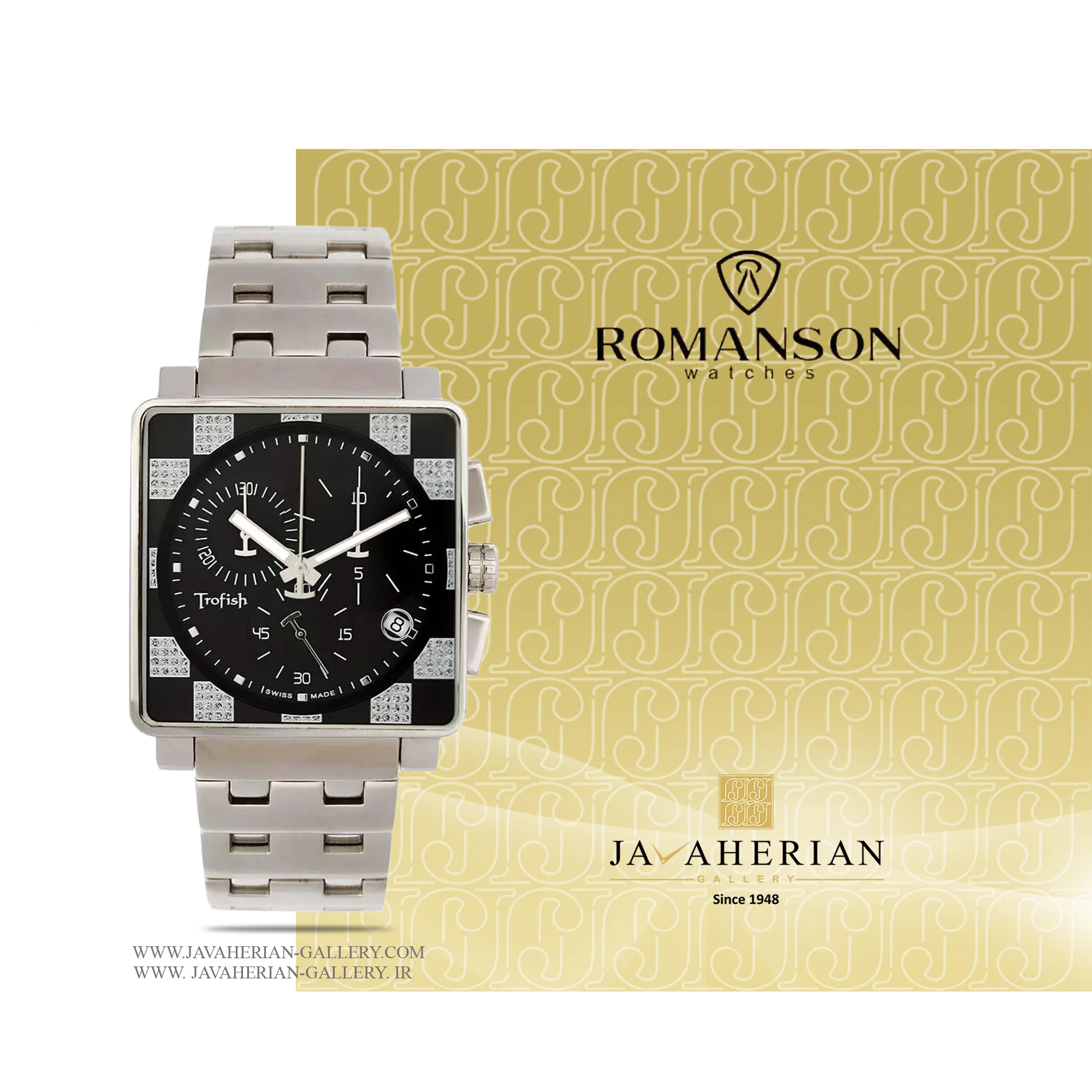 ساعت مردانه رومانسون SM9202HM1WA32W 1 ساعت مردانه رومانسون SM9202HM1WA32W