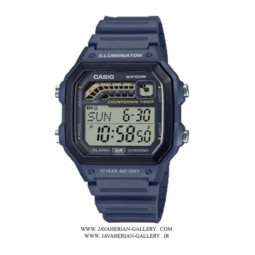 ساعت مردانه کاسیو WS-1600H-2AVDF 2 ساعت مردانه کاسیو WS-1600H-2AVDF