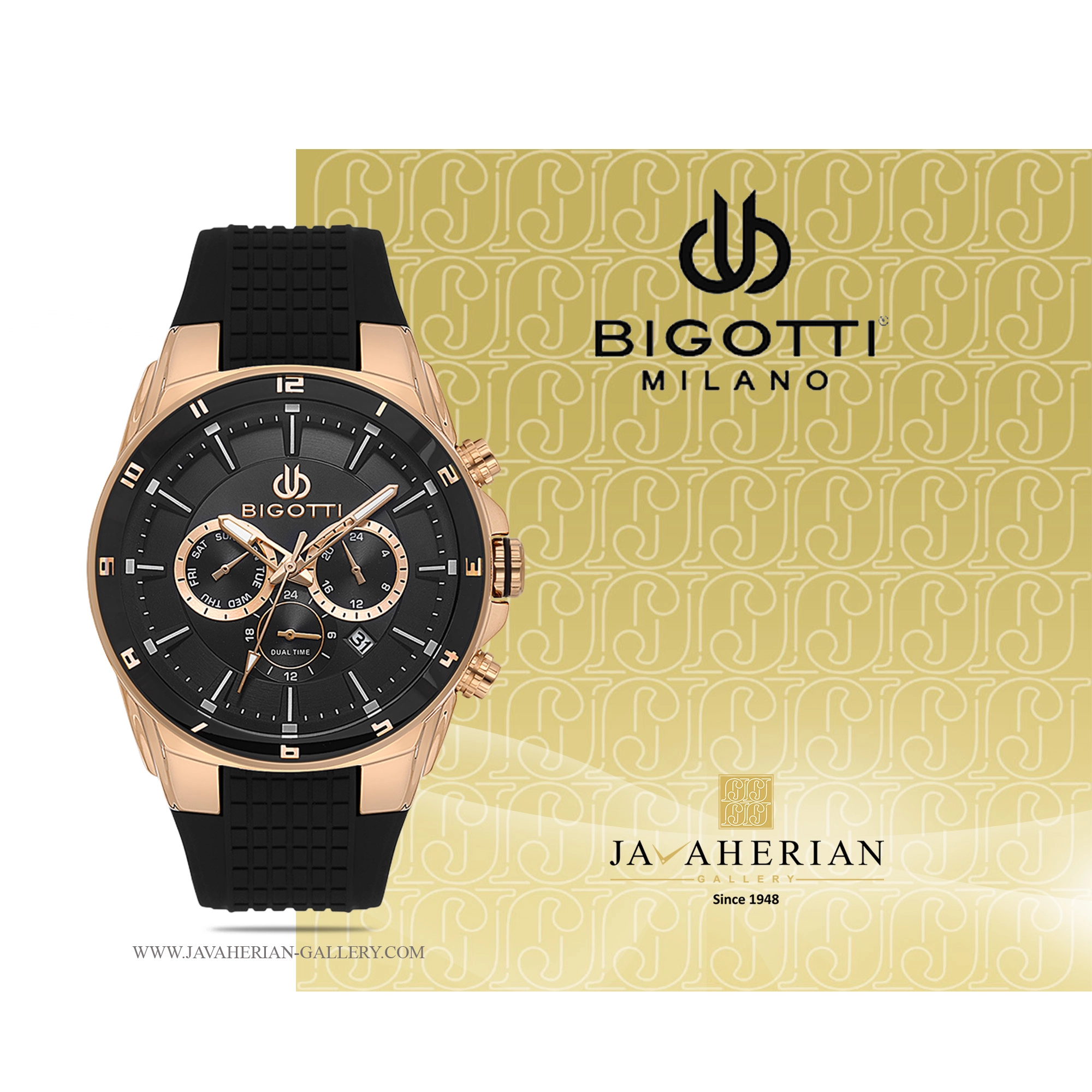 ساعت مردانه بيگوتی BG.1.10648-3 1 ساعت مردانه بيگوتی BG.1.10648-3