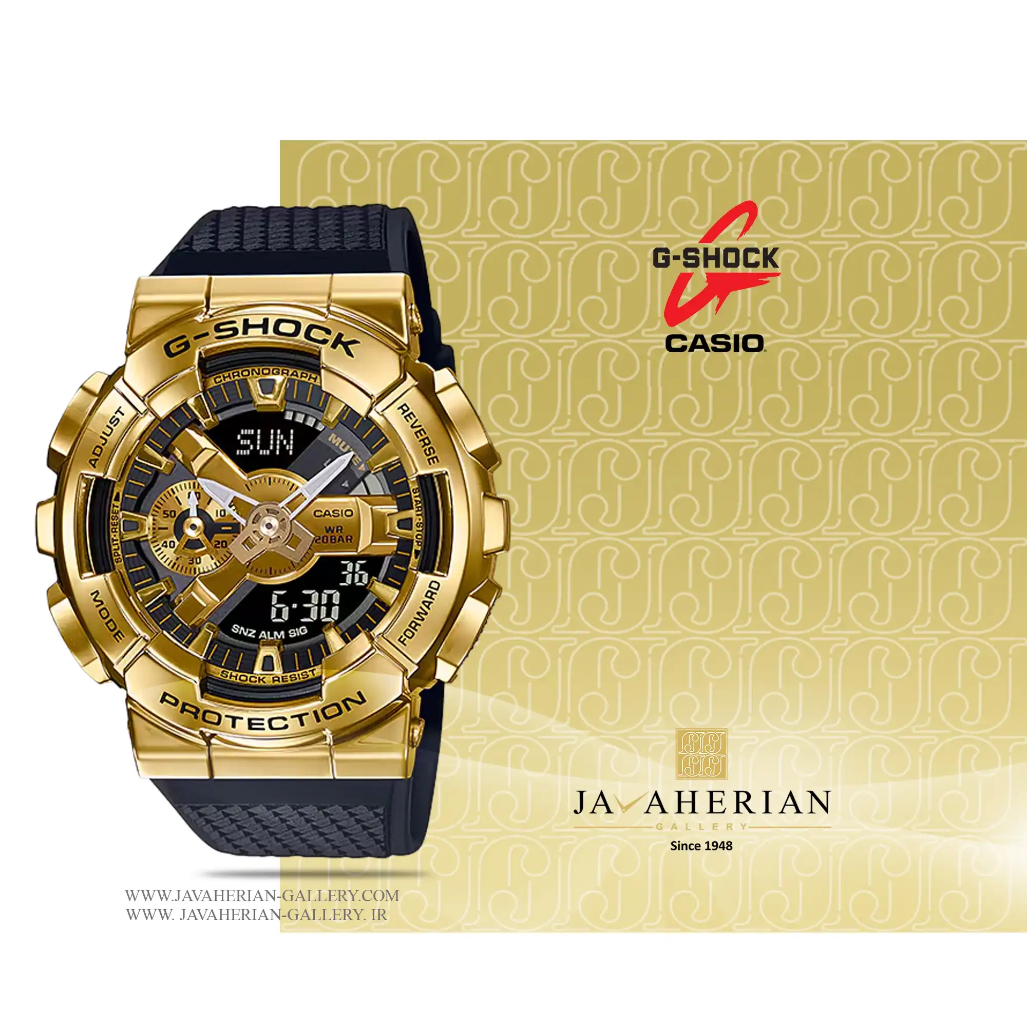ساعت مردانه کاسیو GM-110G-1A9DR 1 ساعت مردانه کاسیو GM-110G-1A9DR
