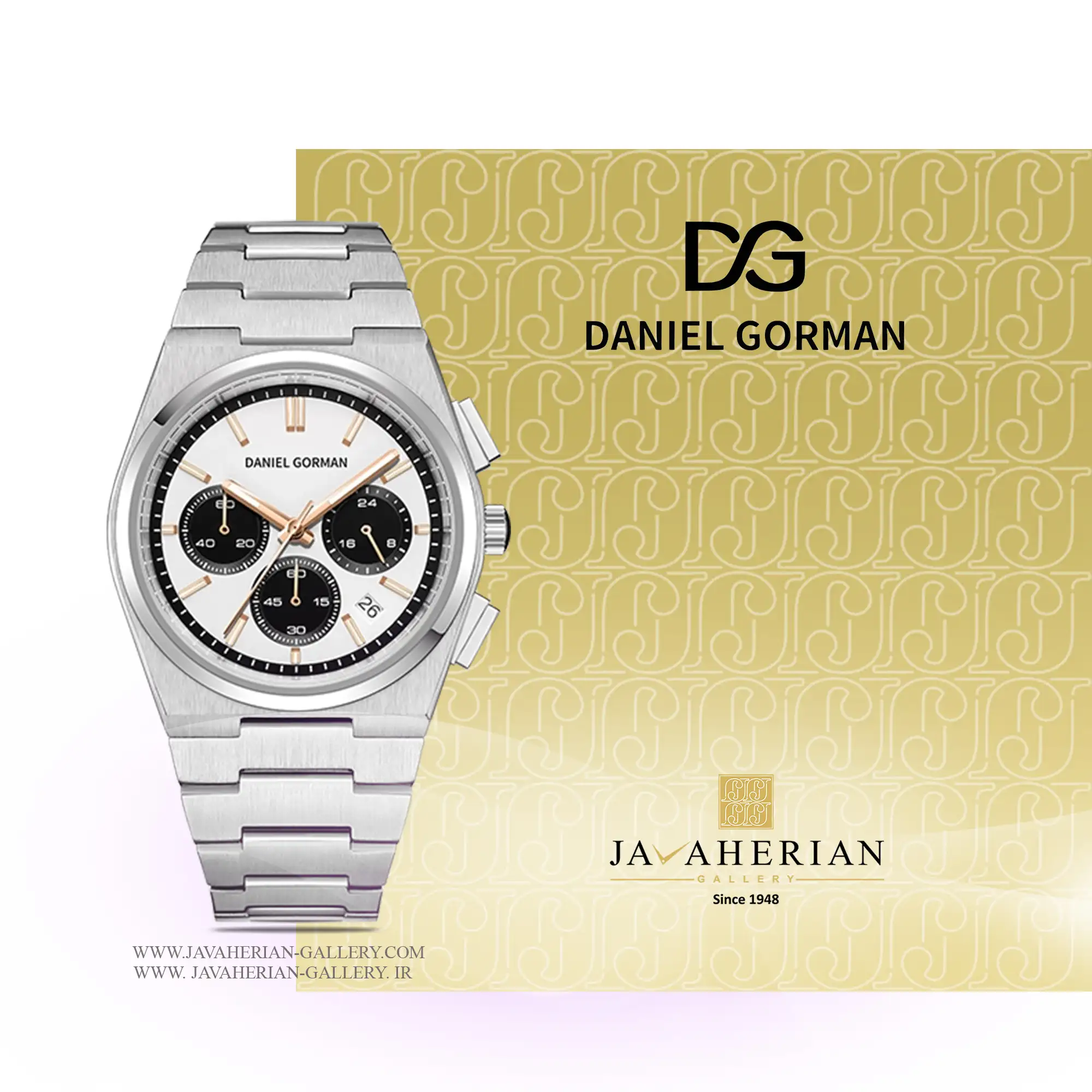 ساعت مردانه دنیل گورمن DG9004.SW 1 ساعت مردانه دنیل گورمن DG9004.SW