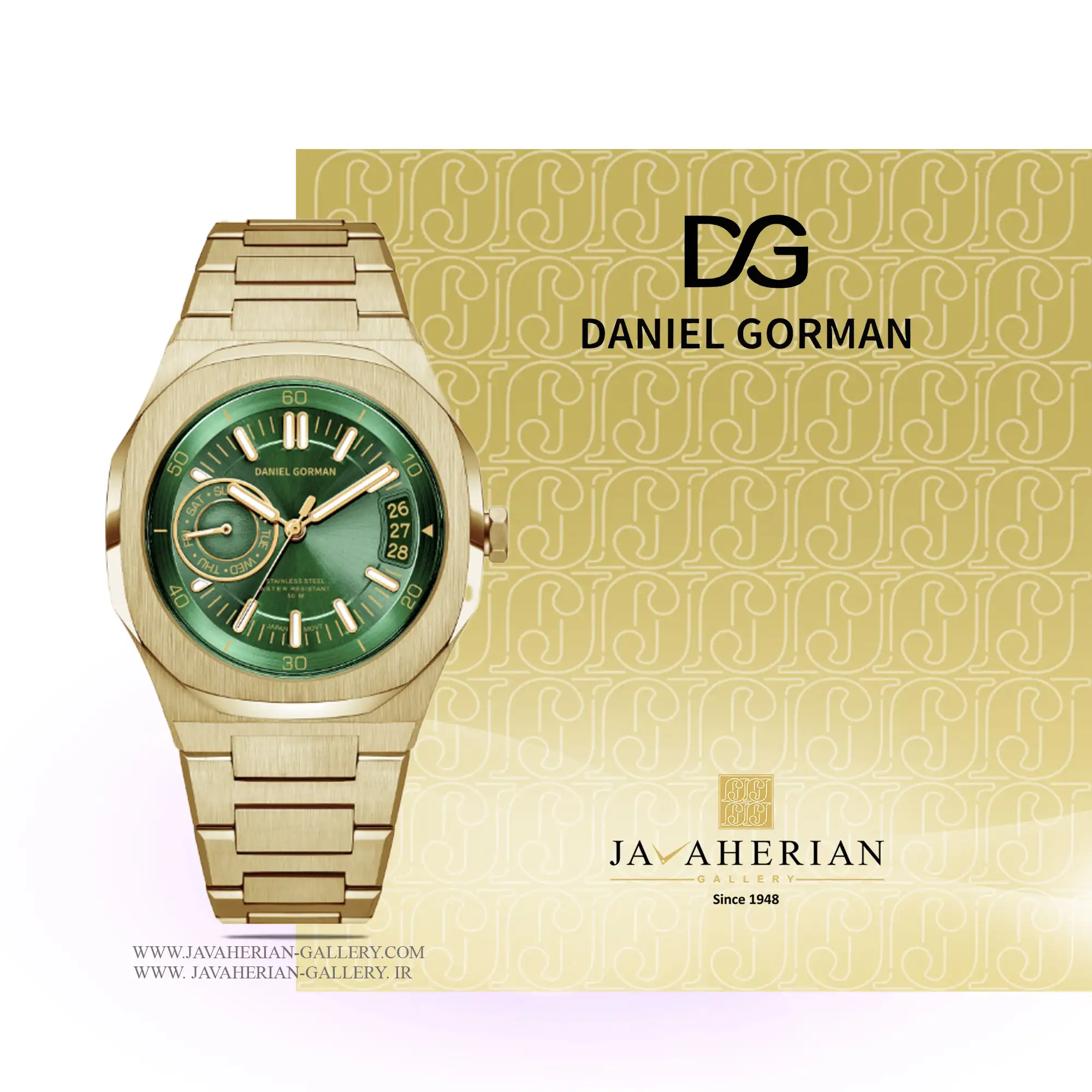 ساعت مردانه دنیل گورمن DG0916.YG 1 ساعت مردانه دنیل گورمن DG0916.YG