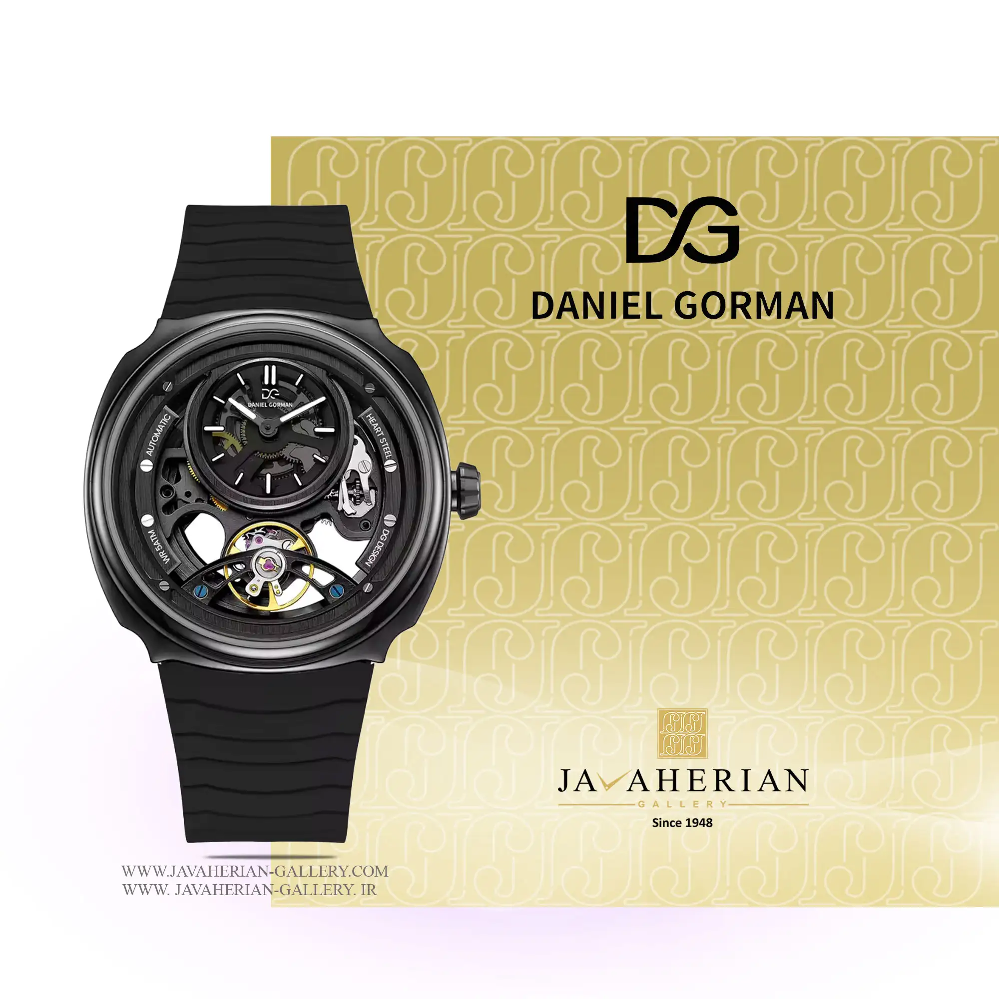 ساعت مردانه دنیل گورمن DG8127.KK 1 ساعت مردانه دنیل گورمن DG8127.KK