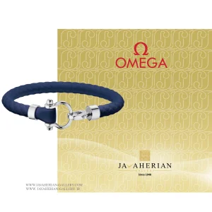 دستبند امگا رابر سرمه ای Omega B34STA0509002