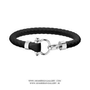 دستبند امگا رابر مشکی Omega B34STA0509704