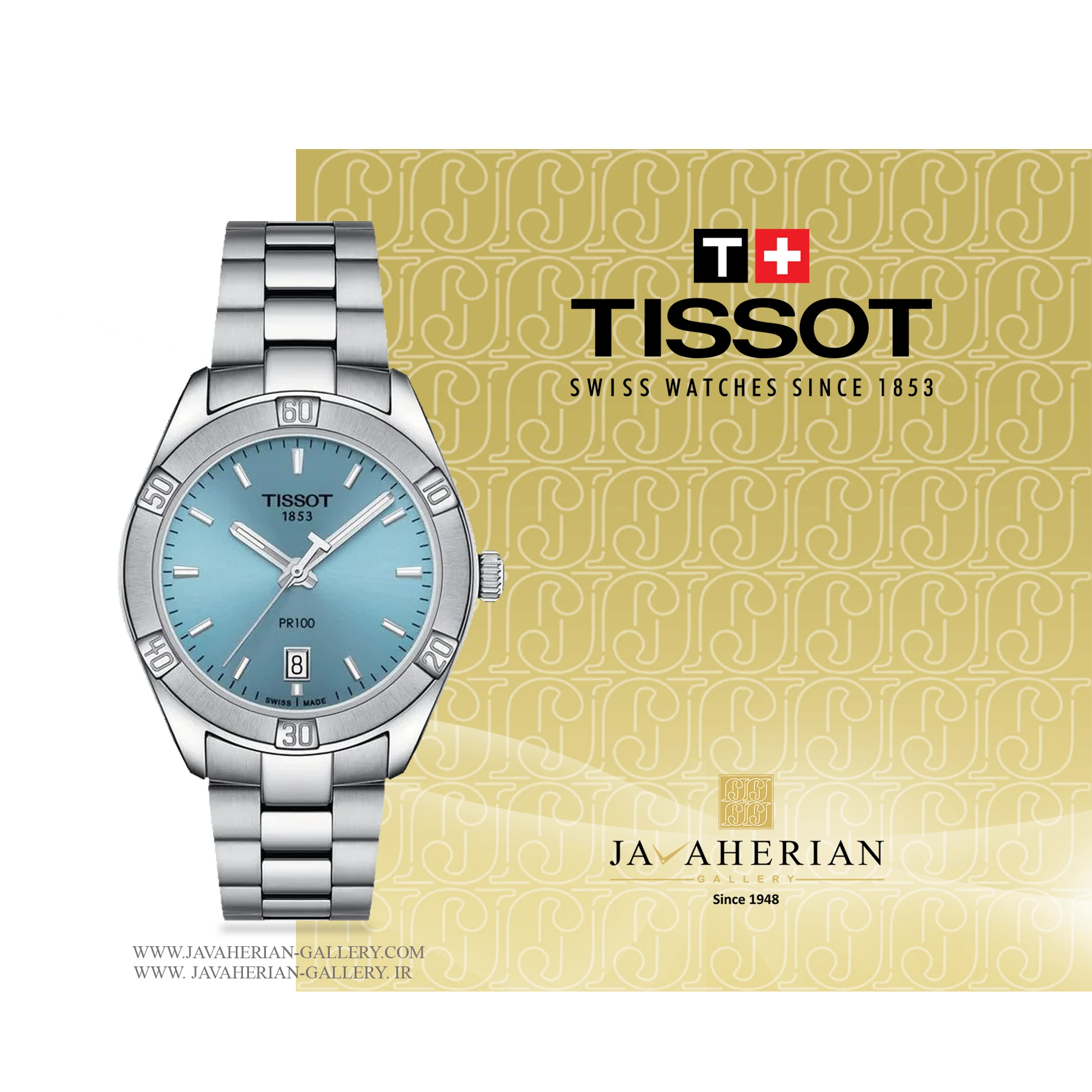 ساعت زنانه تیسوت T101.910.11.351.00 1 ساعت زنانه تیسوت T101.910.11.351.00